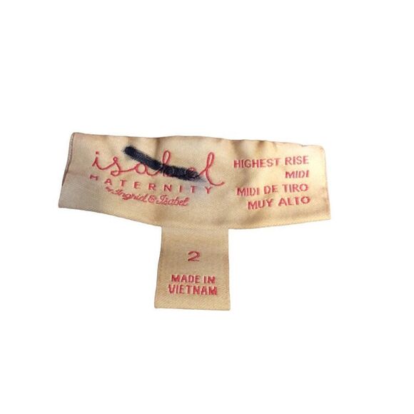 ISABEL Side Panels Short  2 Rust Cotton/Polyester/Spandex - Picture 3 of 4